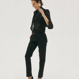Shé Societe Ivy Cigarette Pants | Black