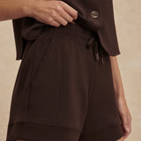 Varley Atrium High Rise Short 4.5' | Coffee Bean (PRE-ORDER)