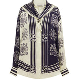 Alemais Banderra Scarf Silk Shirt