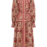 Alemais Kenny Shirtdress | Red