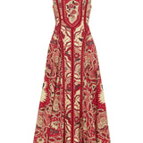 Alemais Kenny Midi Dress | Red