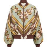 Alemais La Rosa Jacquard Bomber Jacket