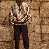 LA ROSA JACQUARD BOMBER JACKET