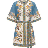 Alemais Joan Mini Dress | Sky Blue