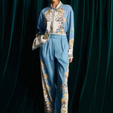 Alemais Joan Pant | Sky Blue