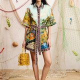Alemais Lucena Mini Shirtdress