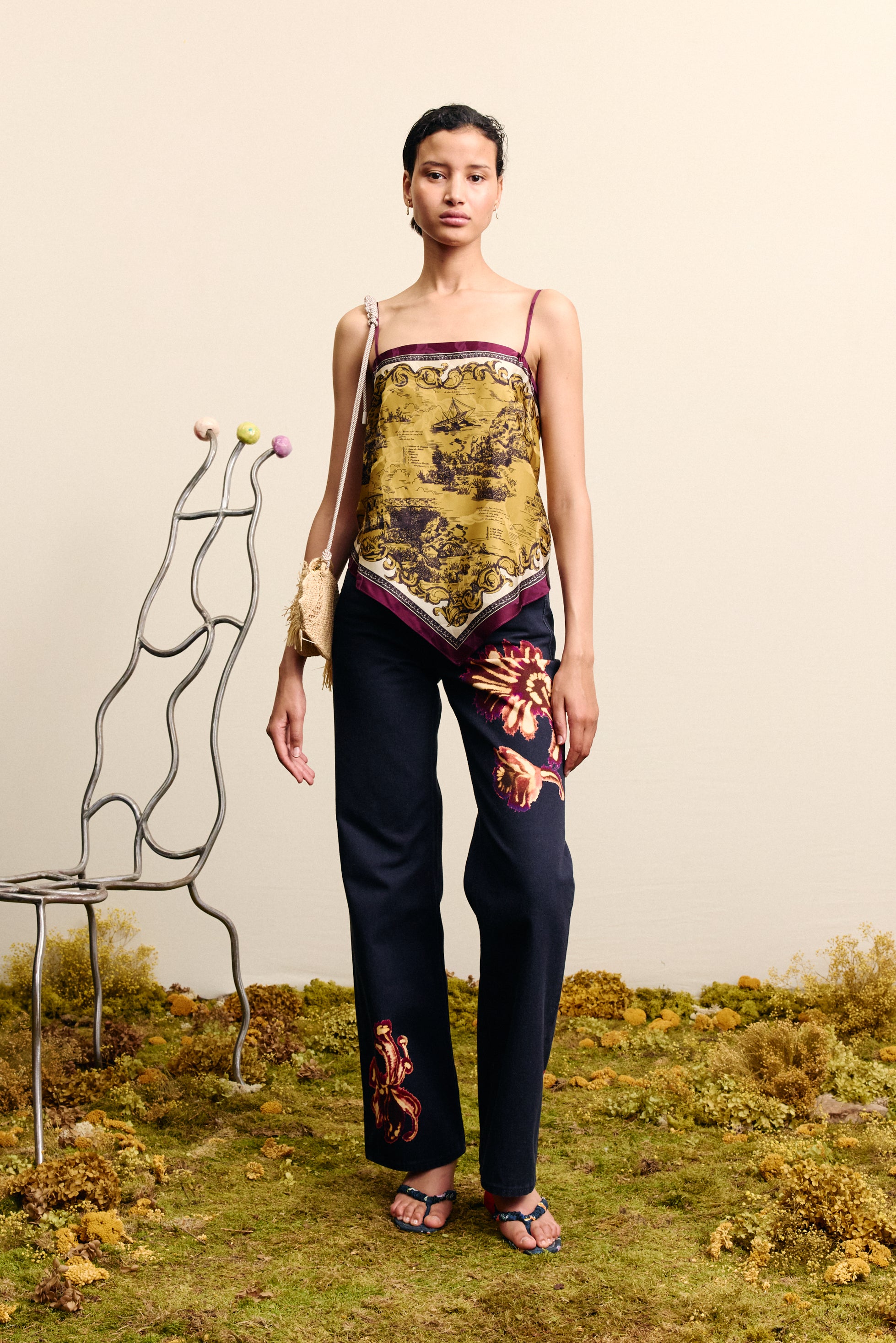 Alemais Martos Scarf Top