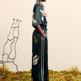 Alemais Florero Pant | Teal