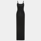 With Harper Lu Slip Dress | Black Polka