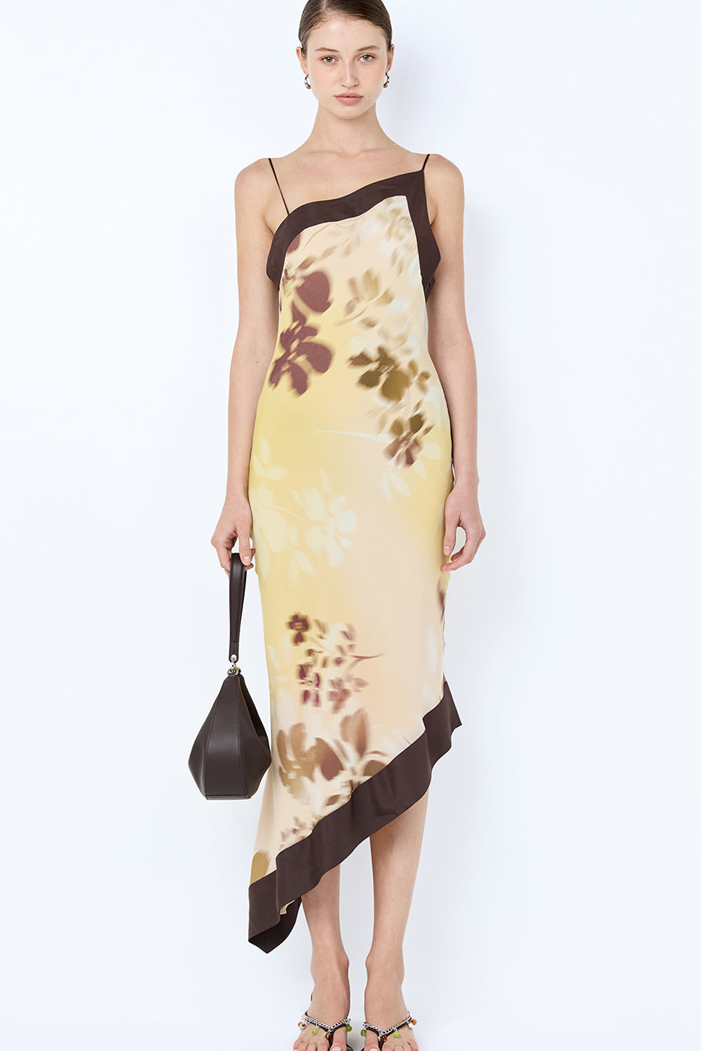 BLAISE ASYM MIDI DRESS