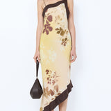 BLAISE ASYM MIDI DRESS