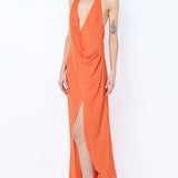SABRINA DRAPE MAXI DRESS