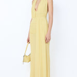 CASSIS DRAPE MAXI DRESS