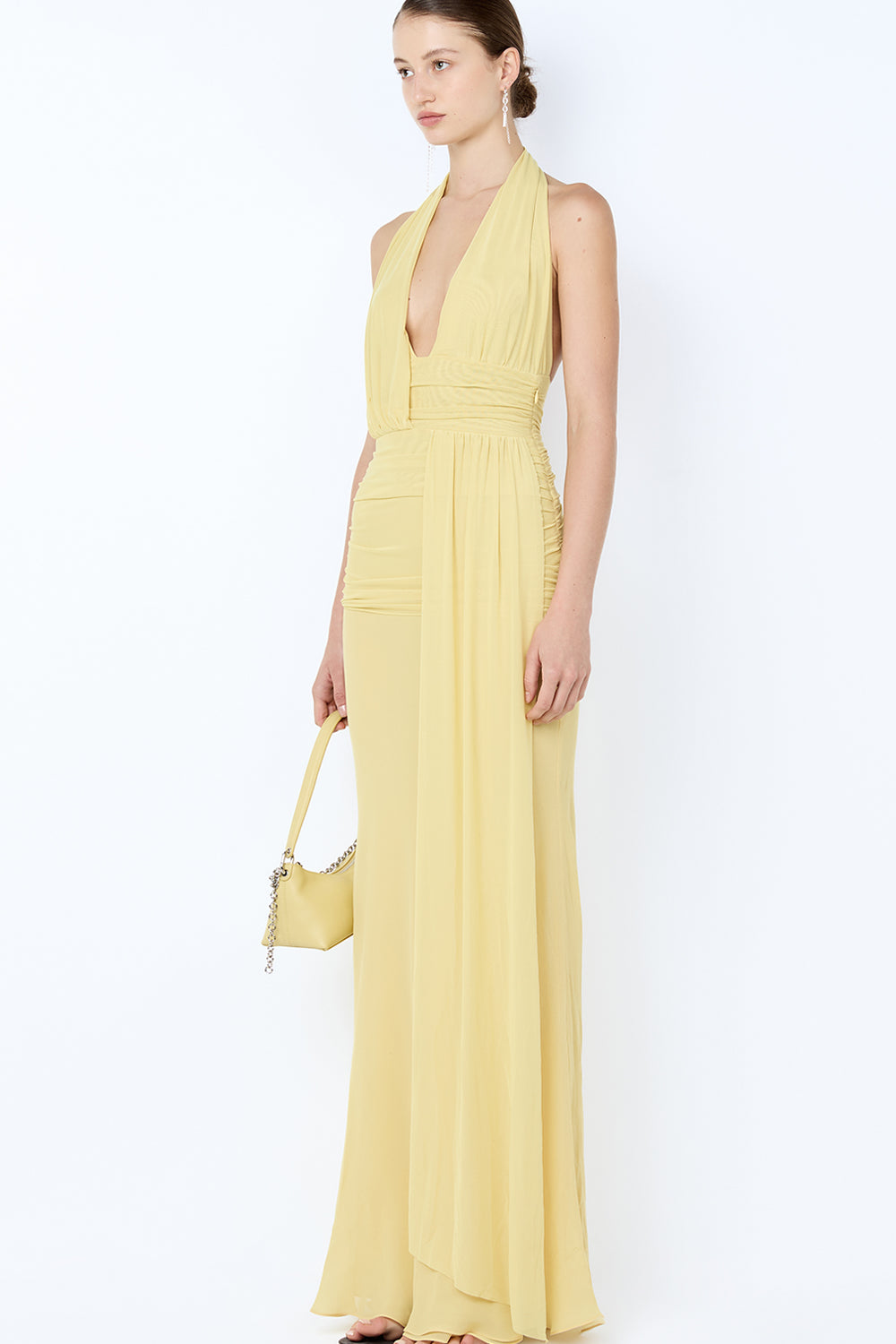 CASSIS DRAPE MAXI DRESS