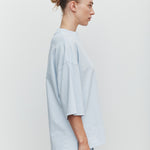 Max Cotton Oversize Tee Powder Blue