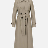 Harris Wharf London Long Raglan Trench | Dove