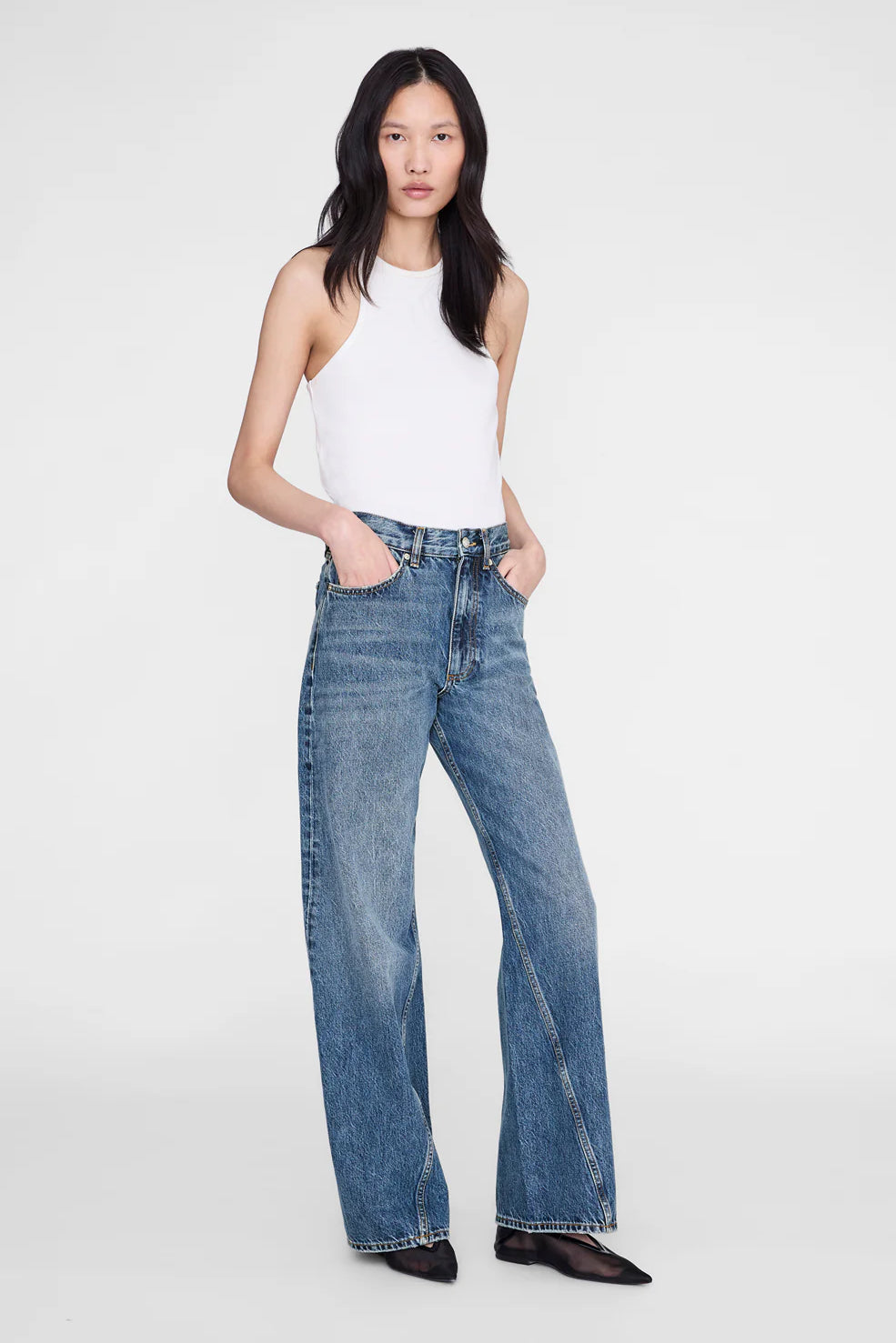 Anine Bing Brie Jean | Cabana Blue