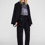 Anine Bing Cade Tee Los Angeles | Vintage Black (PRE-ORDER)