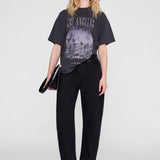 Anine Bing Cade Tee Los Angeles | Vintage Black (PRE-ORDER)