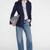 Anine Bing Harvey Sweatshirt Paris Stencil | Heather Grey