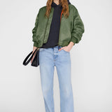 Anine Bing Harvey Sweatshirt Stencil | Vintage Black