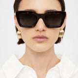 Anine Bing Indio Sunglasses | Dark Tortoise