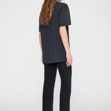 Anine Bing Kent Tee Eagle | Washed Black