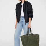 Anine Bing Large Rio Tote | Olive (PRE-ORDER)