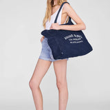 Anine Bing Leo Denim Tote | Ink Blue (PRE-ORDER)