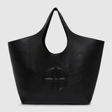 Anine Bing Large Lili Tote | Black Pebbled