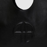 Anine Bing Large Lili Tote | Black Pebbled