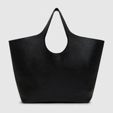Anine Bing Large Lili Tote | Black Pebbled