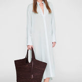 Anine Bing Large Lili Tote Raphia | Dark Brown (PRE-ORDER)