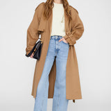 Anine Bing Miles Sweatshirt | Letterman Cream
