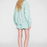 Anine Bing Miles Sweatshirt | Washed Seafoam