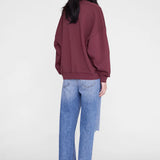Anine Bing Miles Sweatshirt Letterman | Fig