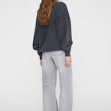 Anine Bing Miles Sweatshirt New Classic | Washed Black
