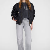 Anine Bing Miles Sweatshirt New Classic | Washed Black