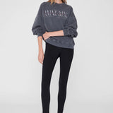 Anine Bing Miles Sweatshirt Los Angeles | Vintage Black (PRE-ORDER)