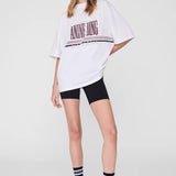 Anine Bing Nell Tee Sport | White (PRE-ORDER)