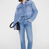 Anine Bing Paxton Shirt | Tidal Blue