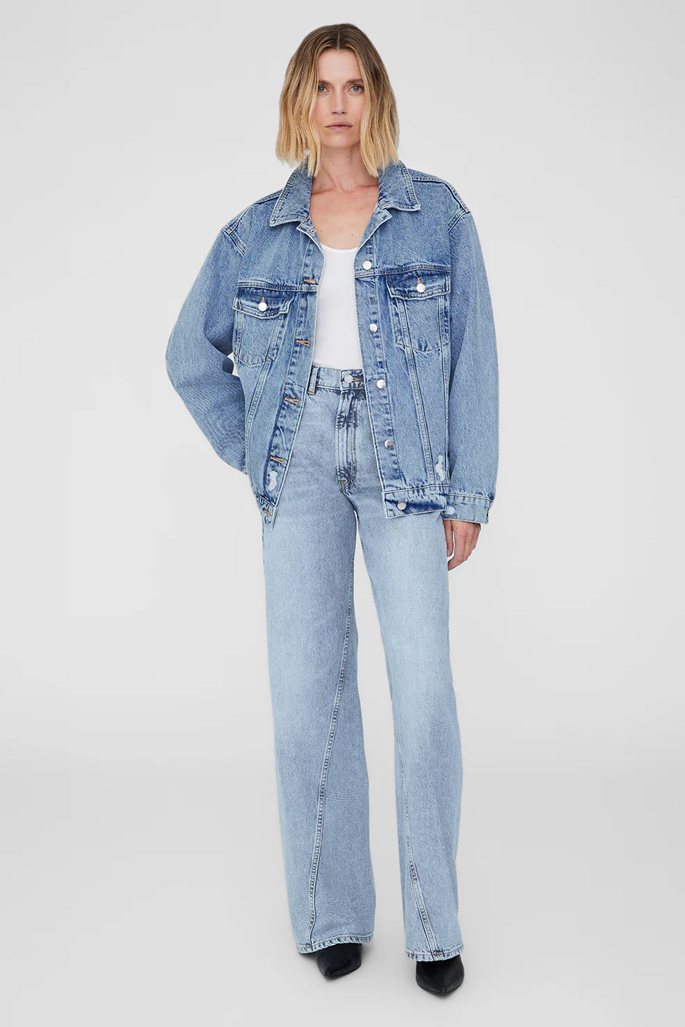 Anine Bing Rory Jacket | Vintage Blue (PRE-ORDER)