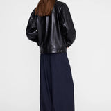 Anine Bing Rory Jacket | Black Recycled Leather