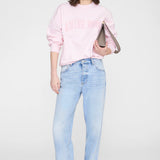 Anine Bing Spencer Sweatshirt AB | Powder Pink