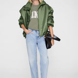Anine Bing Trenton Sweatshirt Bing | Washed Olive