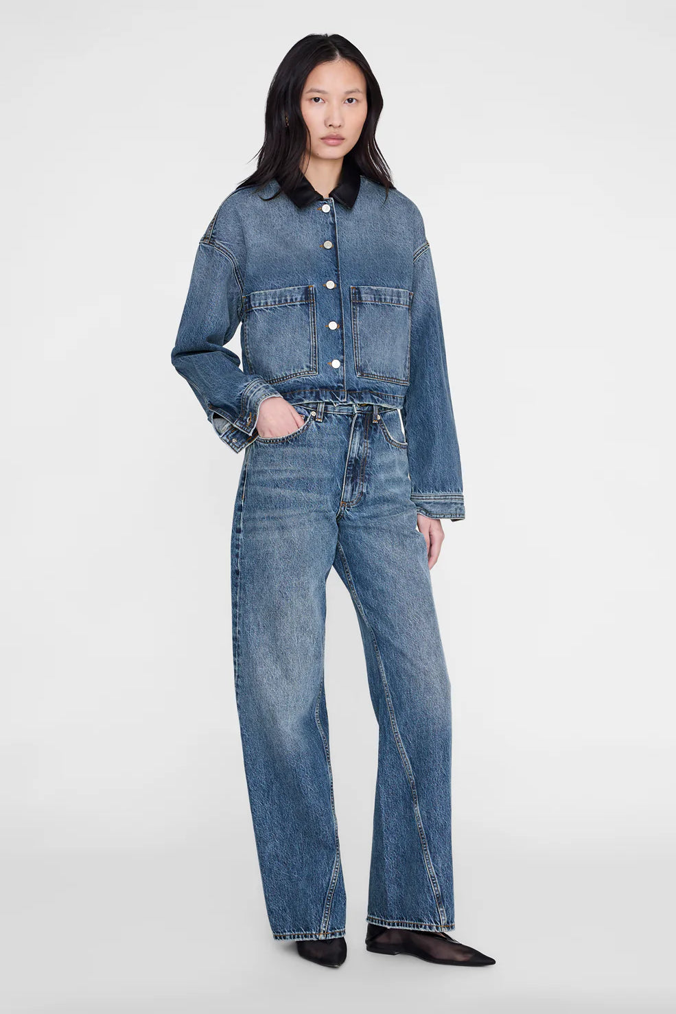 Anine Bing Yuma Jacket | Cabana Blue