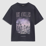 Anine Bing Cade Tee Los Angeles | Vintage Black (PRE-ORDER)