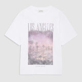 Anine Bing Cade Tee Los Angeles | White (PRE-ORDER)