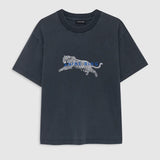 Anine Bing Cade Tee Leopard | Washed Black