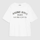 Anine Bing Cohen Tee Paris Stencil | Ivory